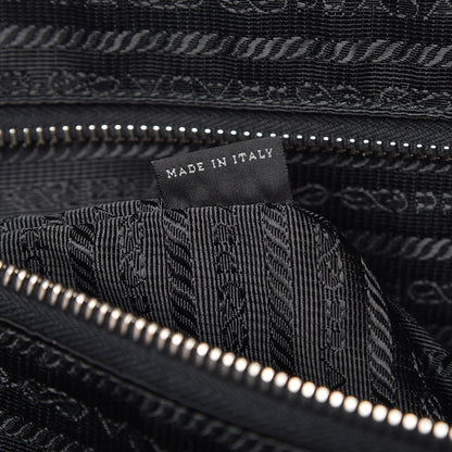 Prada Saffiano Travel Briefcase Black 11 of 16