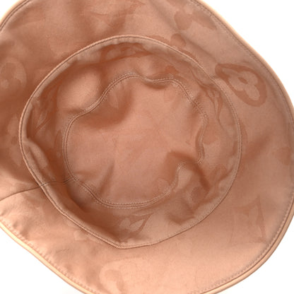Louis Vuitton Cotton Monogram Flower Tile Reversible Bucket Hat M Beige 7 of 13