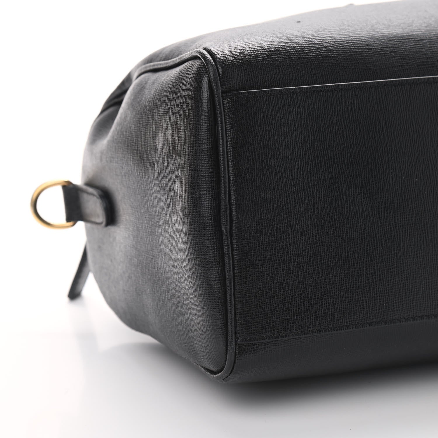 Versace Saffiano Calfskin Palazzo Duffle Bag Black 7 of 8