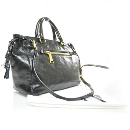 Prada Vitello Shine Tote Nero Black 4 of 10