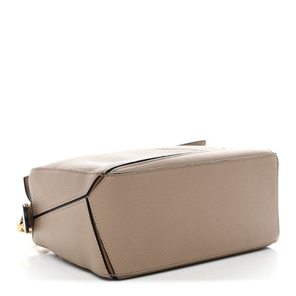 Loewe Grained Calfskin Small Puzzle Bag Sand Mink 3 of 9