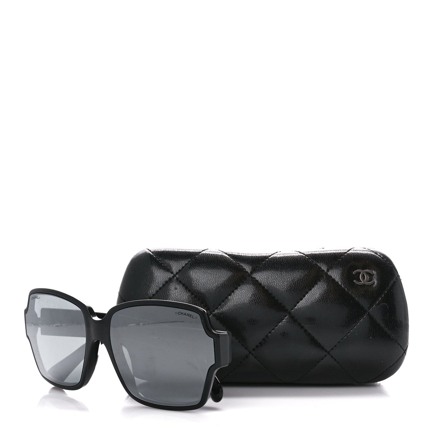 Chanel Acetate Square CC Sunglasses 5385 Black 8 of 8