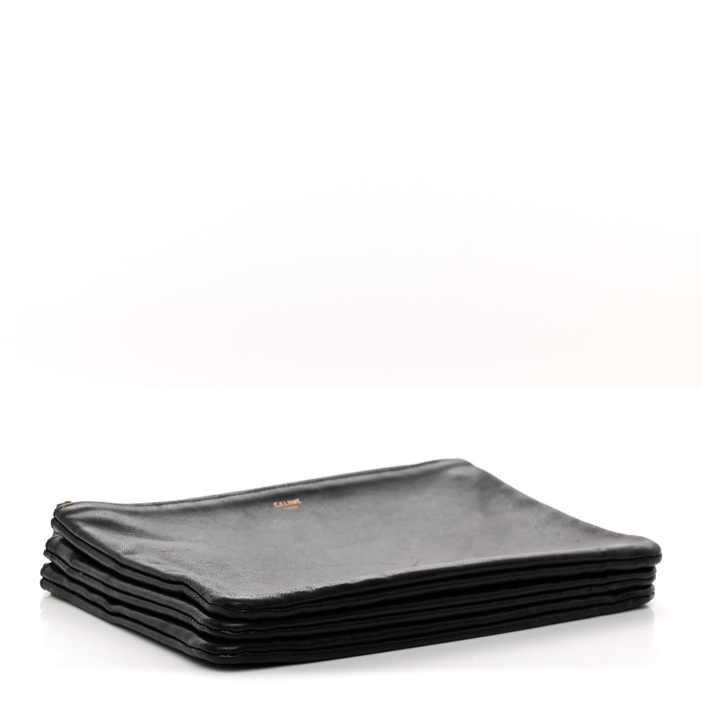 Lambskin Small Trio Crossbody Bag Black