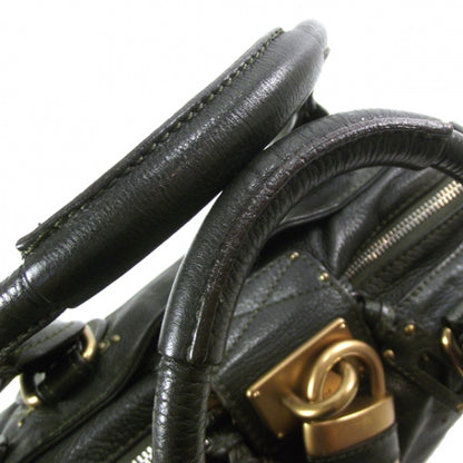 Chloe Leather Medium Paddington Satchel Kaki 6 of 17