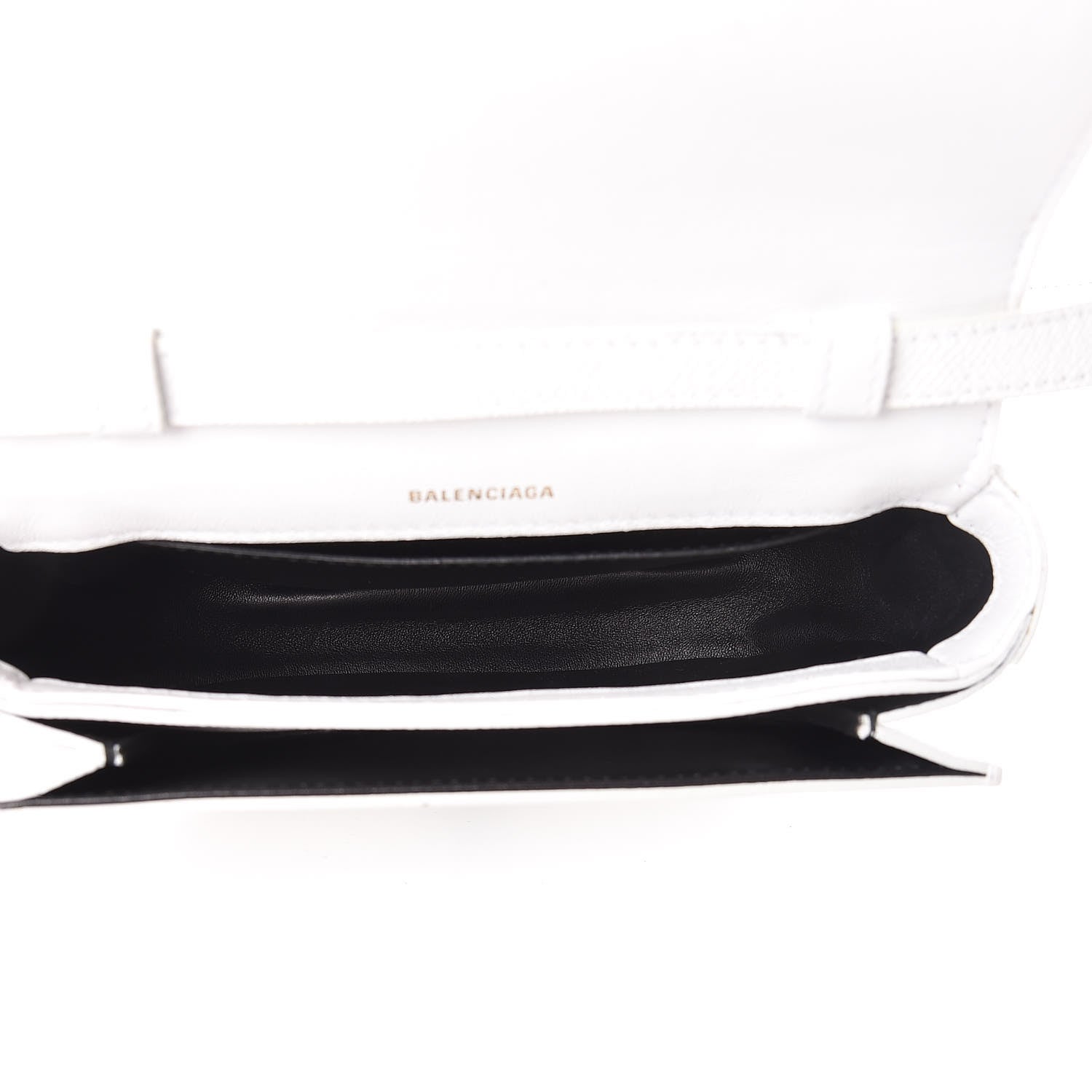 Balenciaga Grained Calfskin Logo Print Ville Day Bag XS White 5 of 18