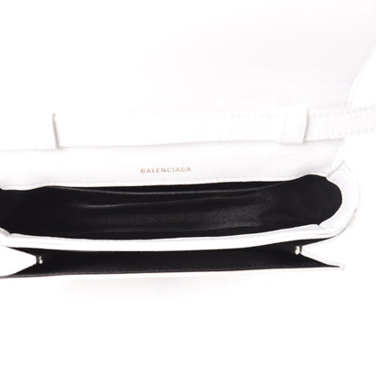 Balenciaga Grained Calfskin Logo Print Ville Day Bag XS White 5 of 18