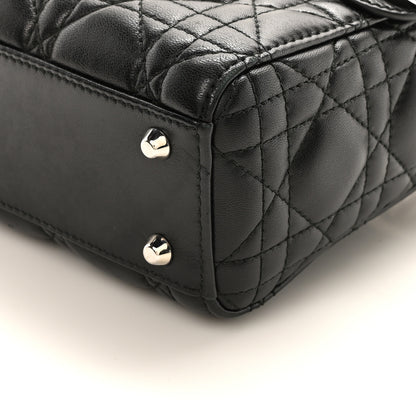 Christian Dior Lambskin Cannage Mini Lady Dior Black 9 of 9