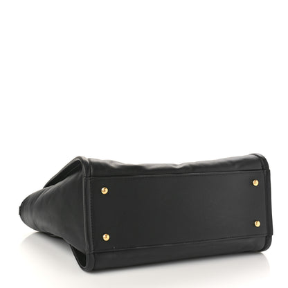 Chanel Calfskin Small Deauville Tote Black 5 of 11