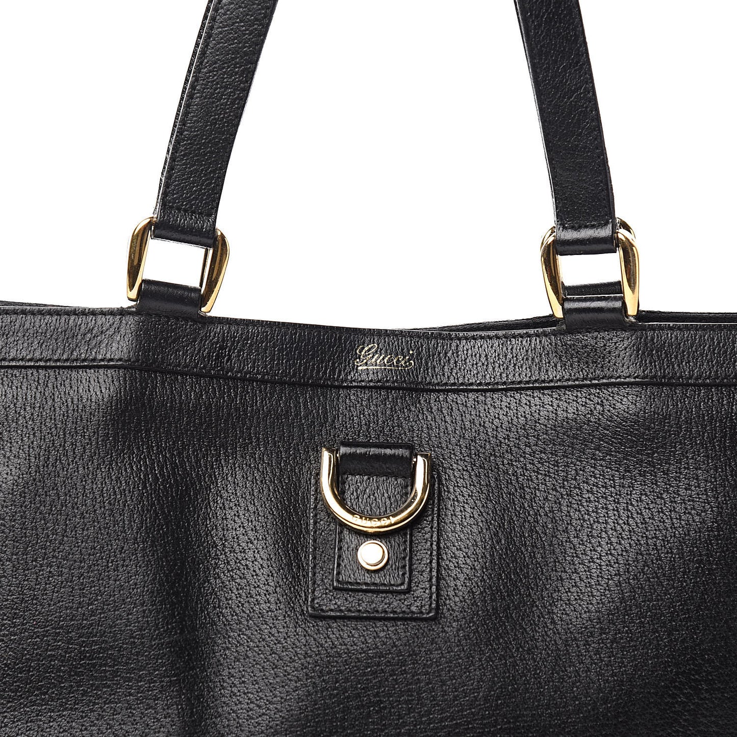 Calfskin Large Abbey Tote Black