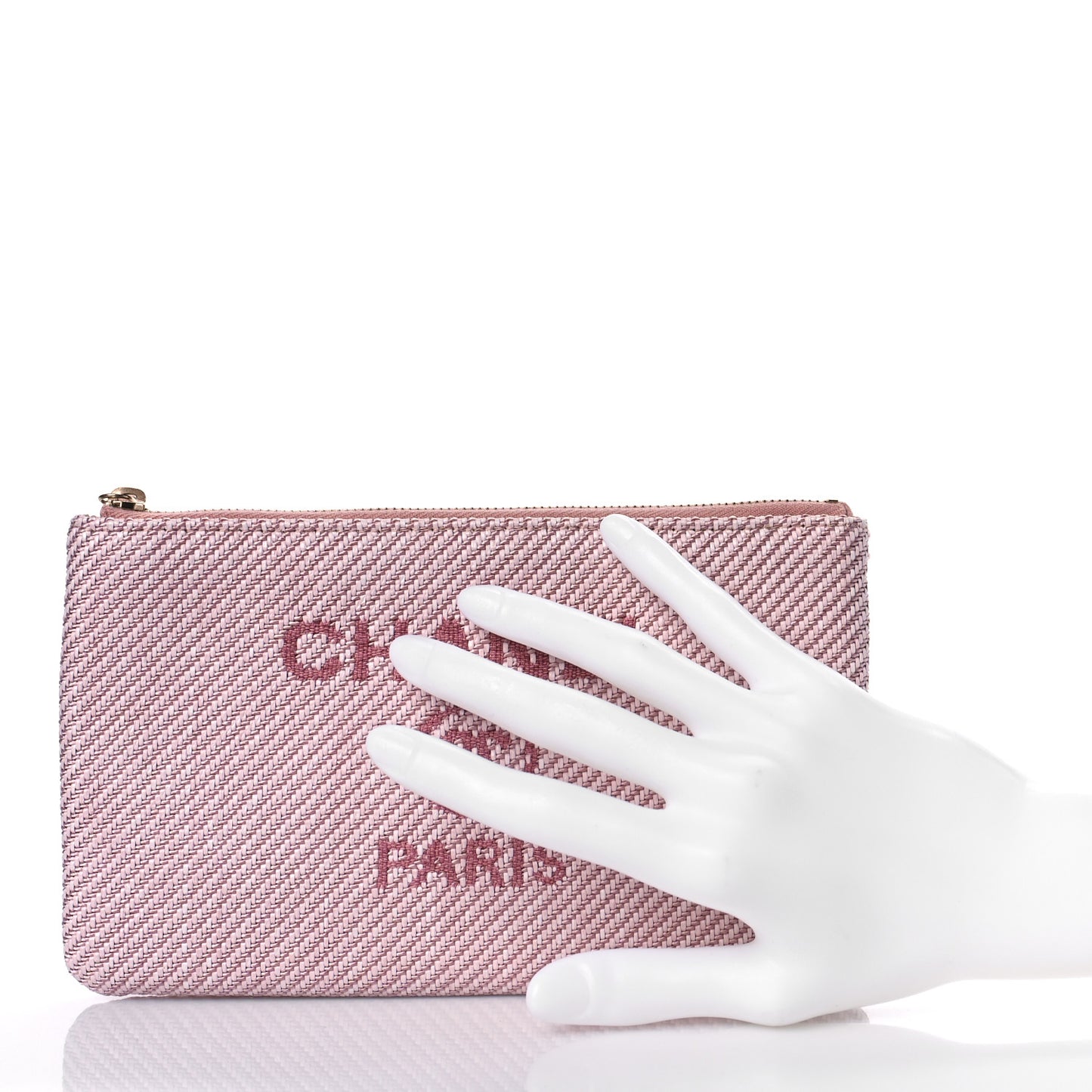 Mixed Fibers Small Deauville Pouch Pink
