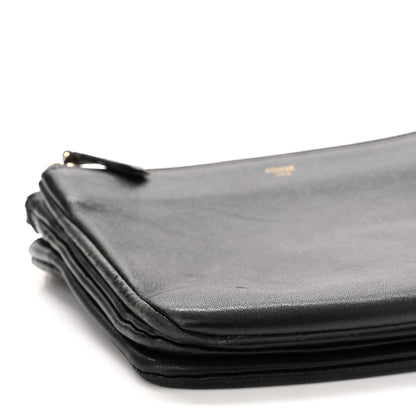 Celine Lambskin Small Trio Crossbody Bag Black 10 of 14