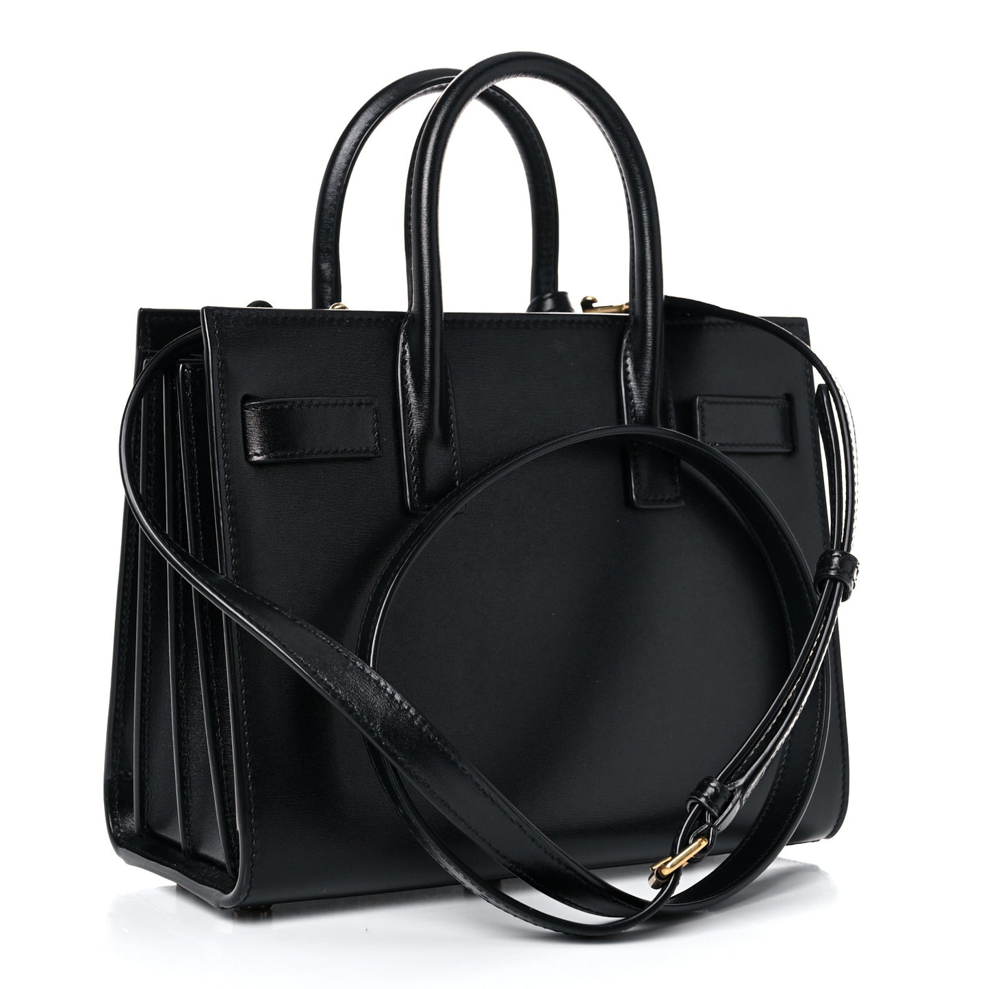 Calfskin Nano Sac De Jour Black