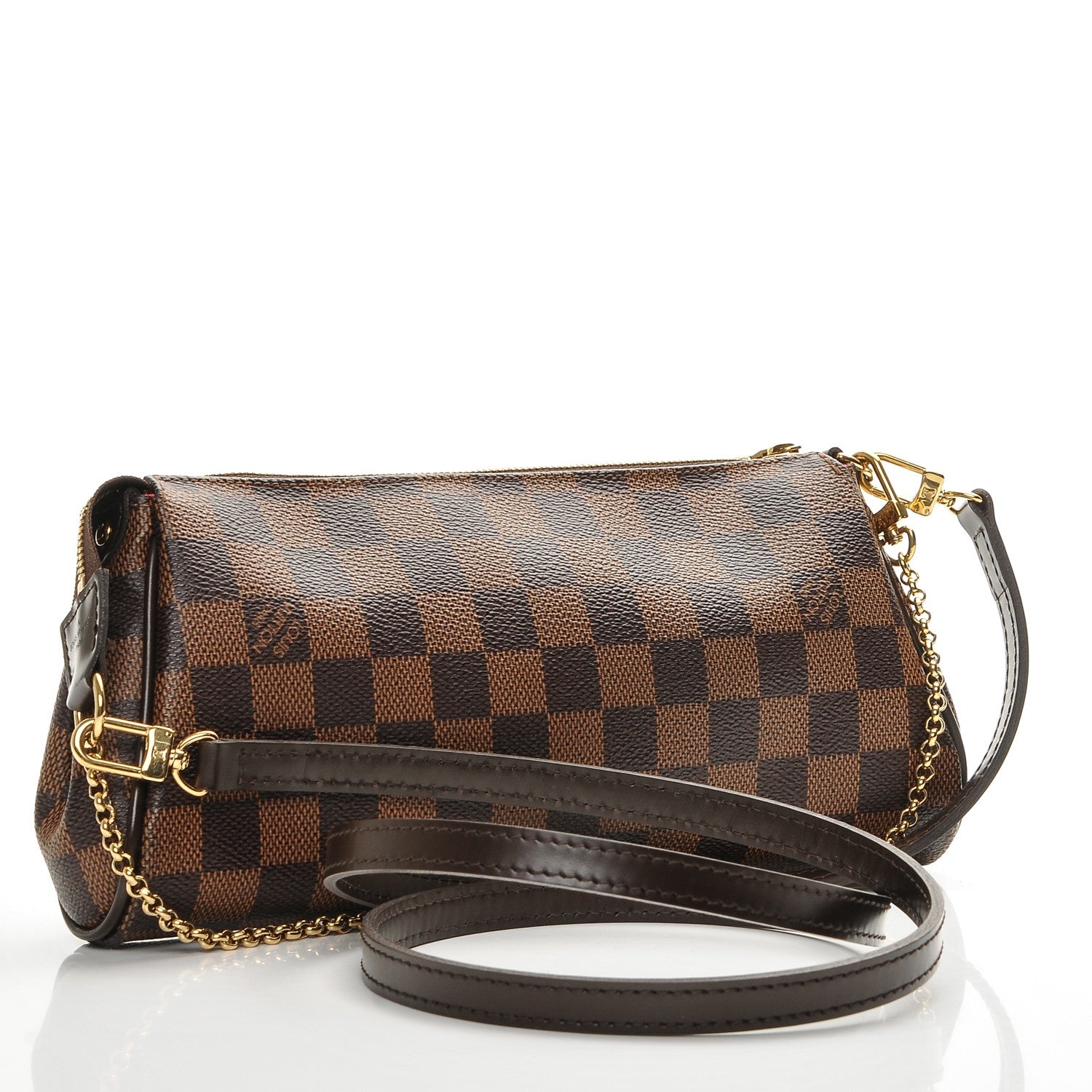 Louis Vuitton Damier Ebene Eva Clutch 3 of 8