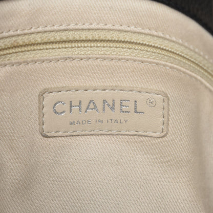 Chanel Grained Calfskin CC Pocket Tote Black 7 of 8