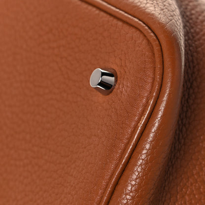 Hermes Taurillon Clemence Picotin Lock 22 MM Gold 10 of 11