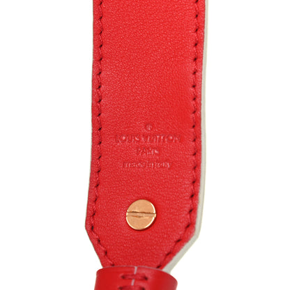 Louis Vuitton Monogram Bandouliere Shoulder Strap XL Coquelicot 3 of 4