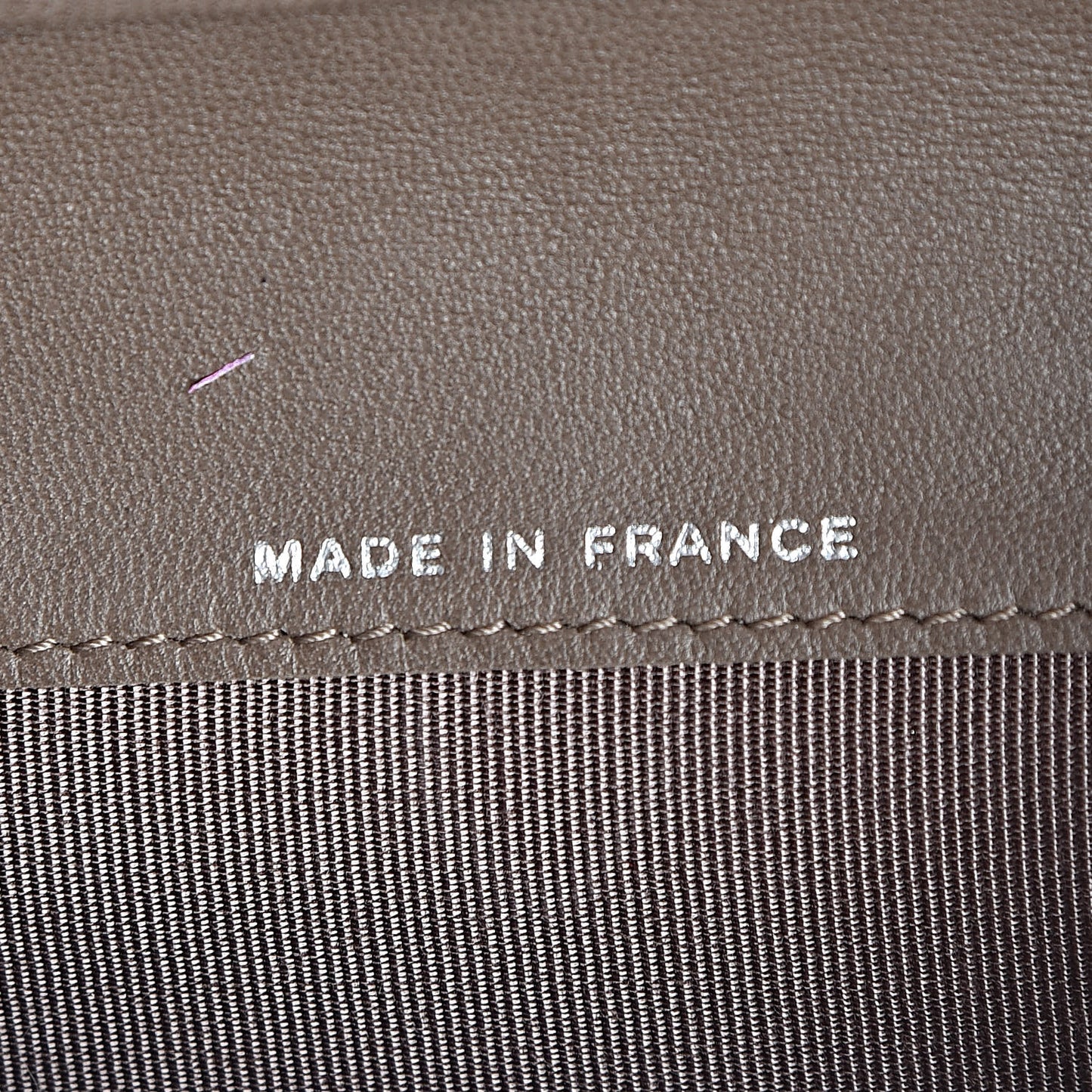 Lambskin Quilted Yen Wallet Red