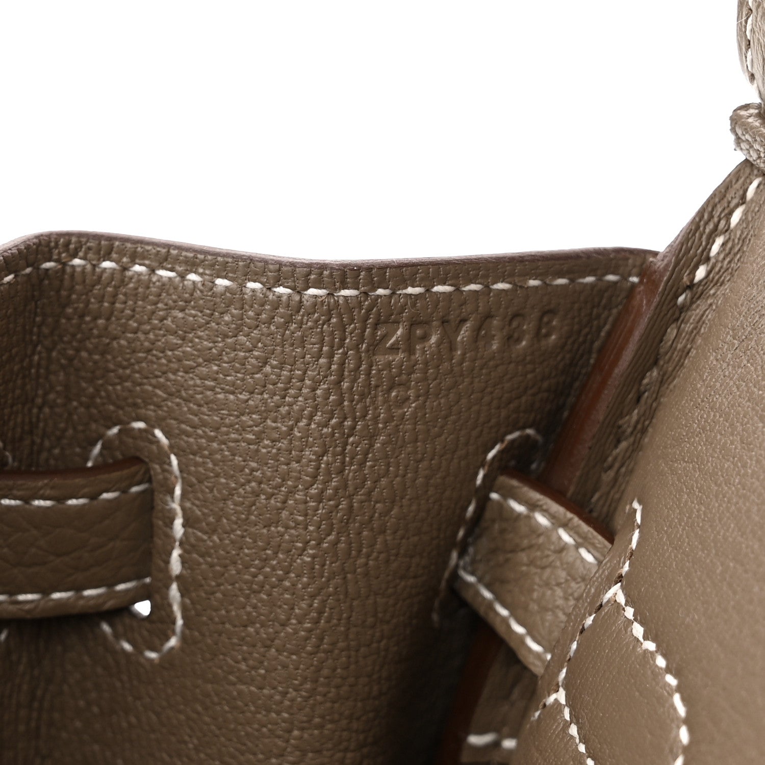 Hermes Togo Birkin 25 Etoupe 7 of 12