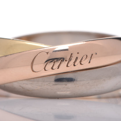 Cartier 18K Pink Yellow White Gold Classic Trinity Ring 52 6 6 of 7