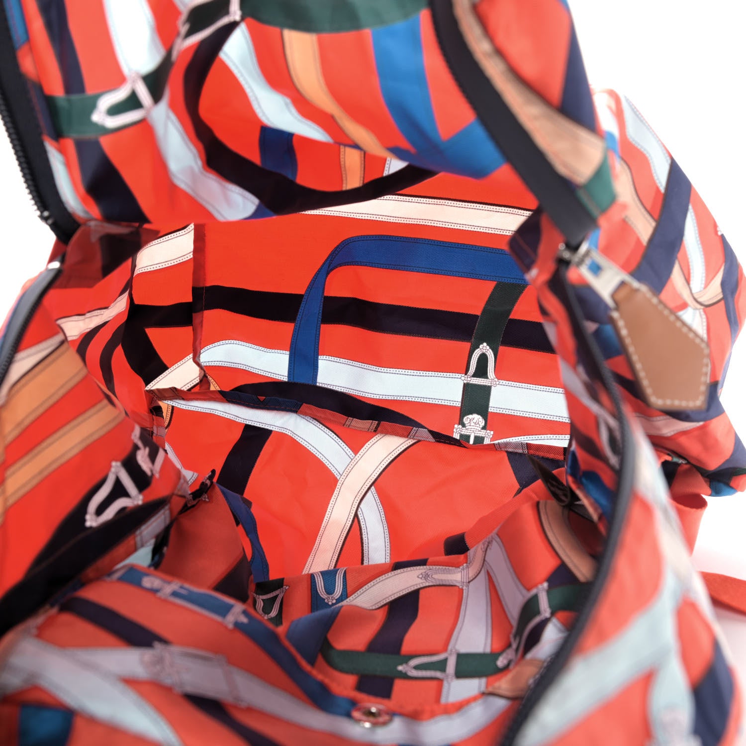 Hermes Silk Barenia Cavalcadour Airsilk Backpack 4 of 4