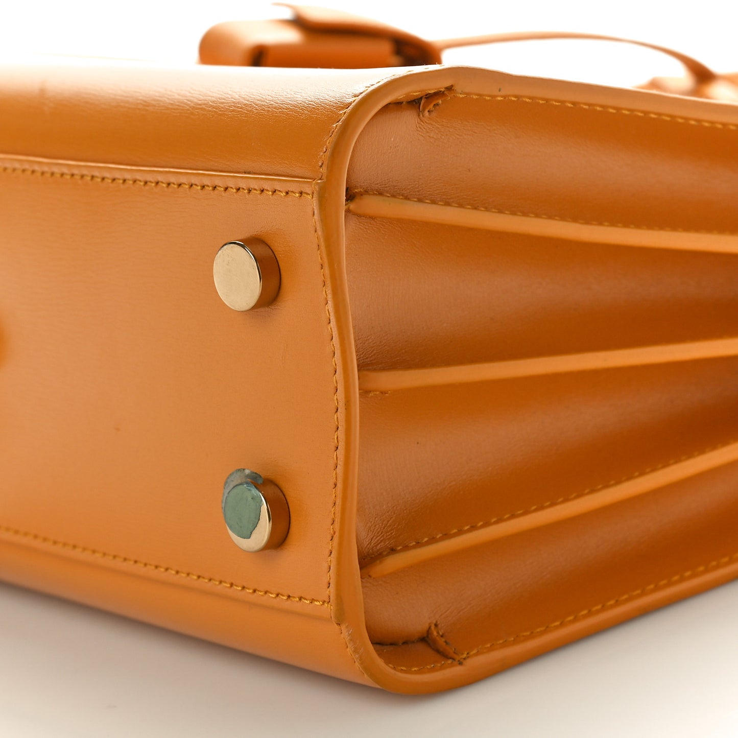 Calfskin Nano Sac De Jour Mustard