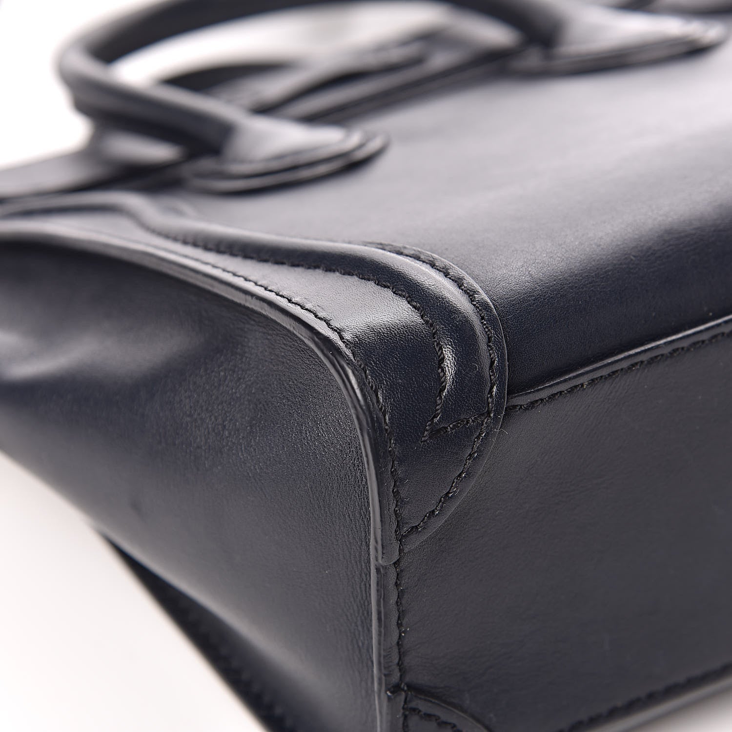 Celine Smooth Calfskin Nano Luggage Ink 9 of 11
