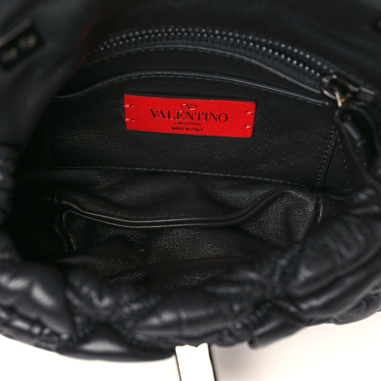 Valentino Garavani Nappa Small Spikeme Shoulder Bag Black 5 of 8