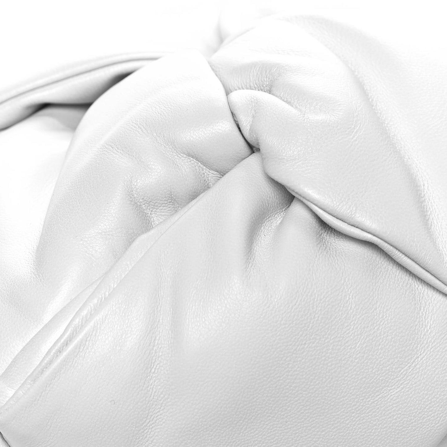 Lambskin Padded Lock Tote White