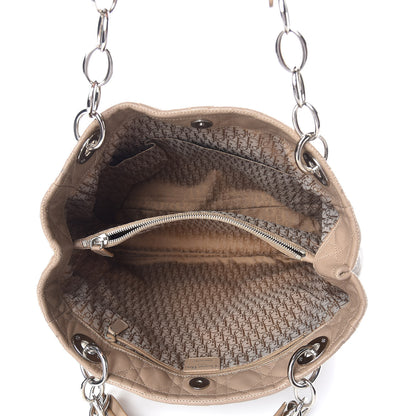 Christian Dior Lambskin Cannage Large Dior Soft Shopping Tote Beige 5 of 13