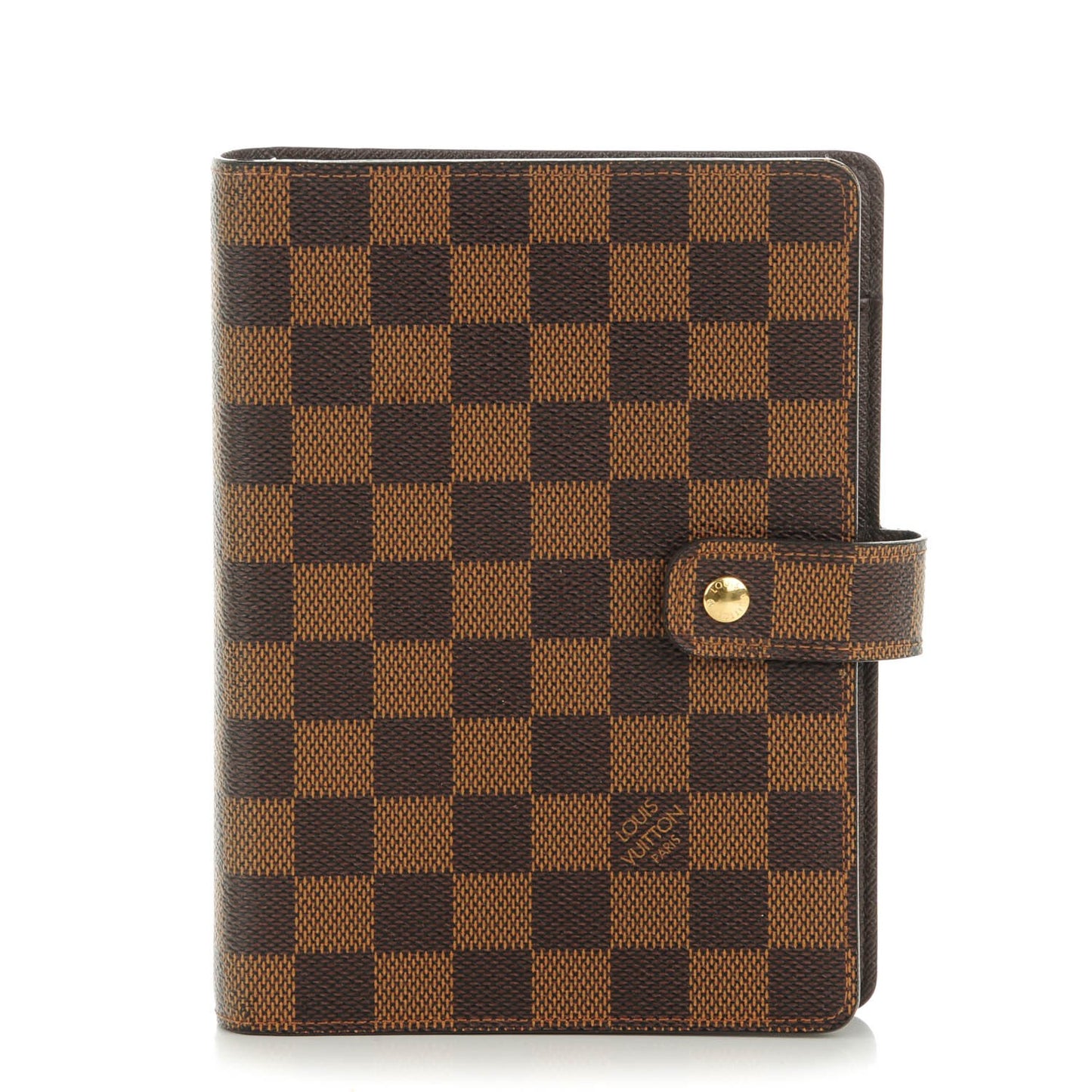 Damier Ebene Medium Ring Agenda Cover