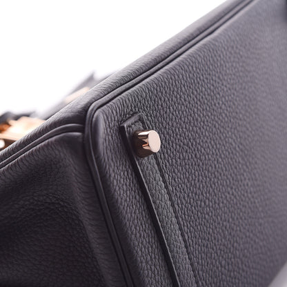 Hermes Togo Birkin 25 Black 14 of 34