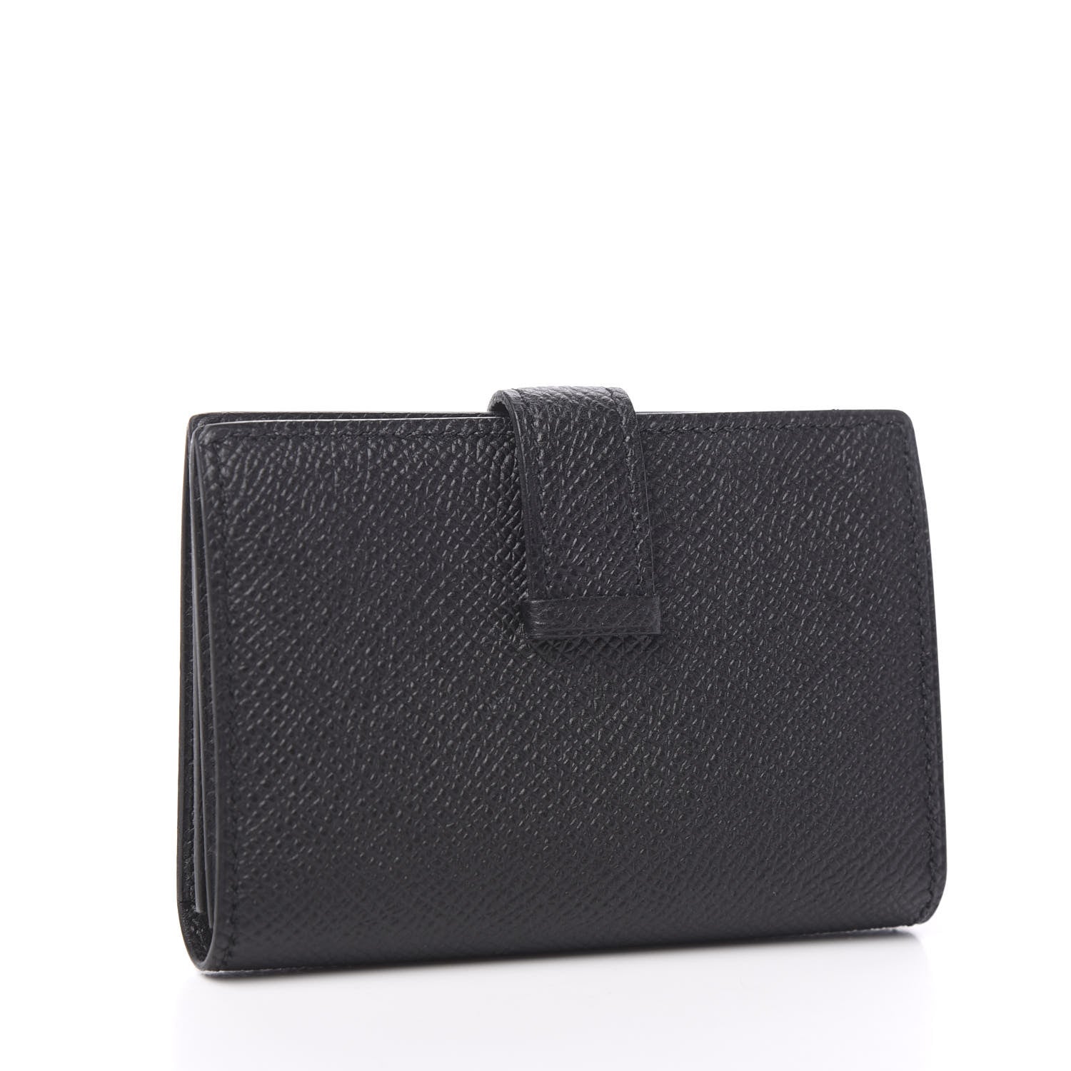 Hermes Epsom Bearn Card Holder Wallet Black 2 of 6