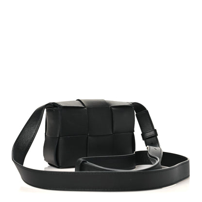 Bottega Veneta Lambskin Maxi Intreccio Candy Cassette Crossbody Bag Black 3 of 9