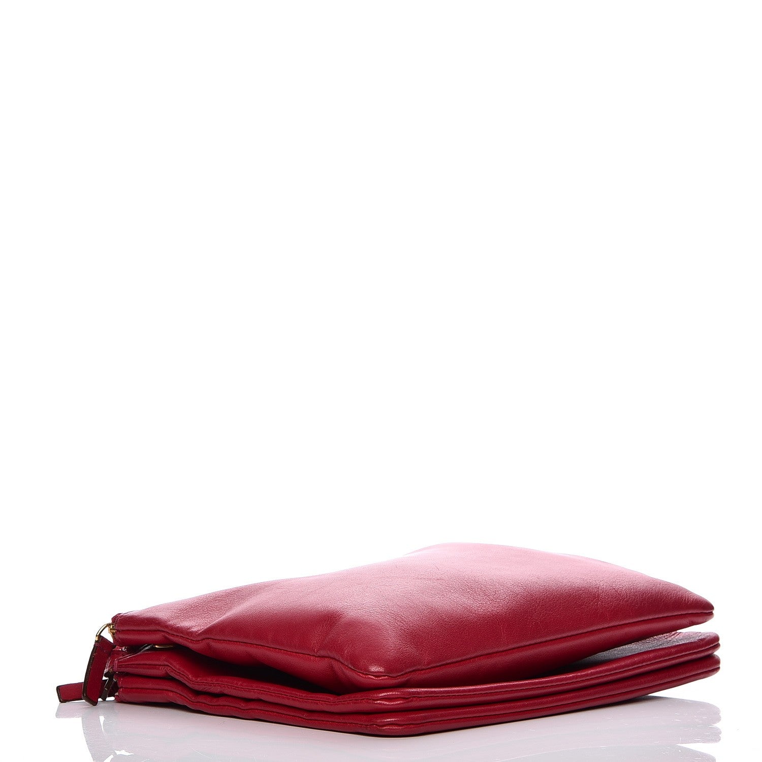 Celine Lambskin Small Trio Crossbody Bag Fuchsia 4 of 15
