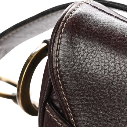 Christian Dior Calfskin Saddle Bag Brown 12 of 12