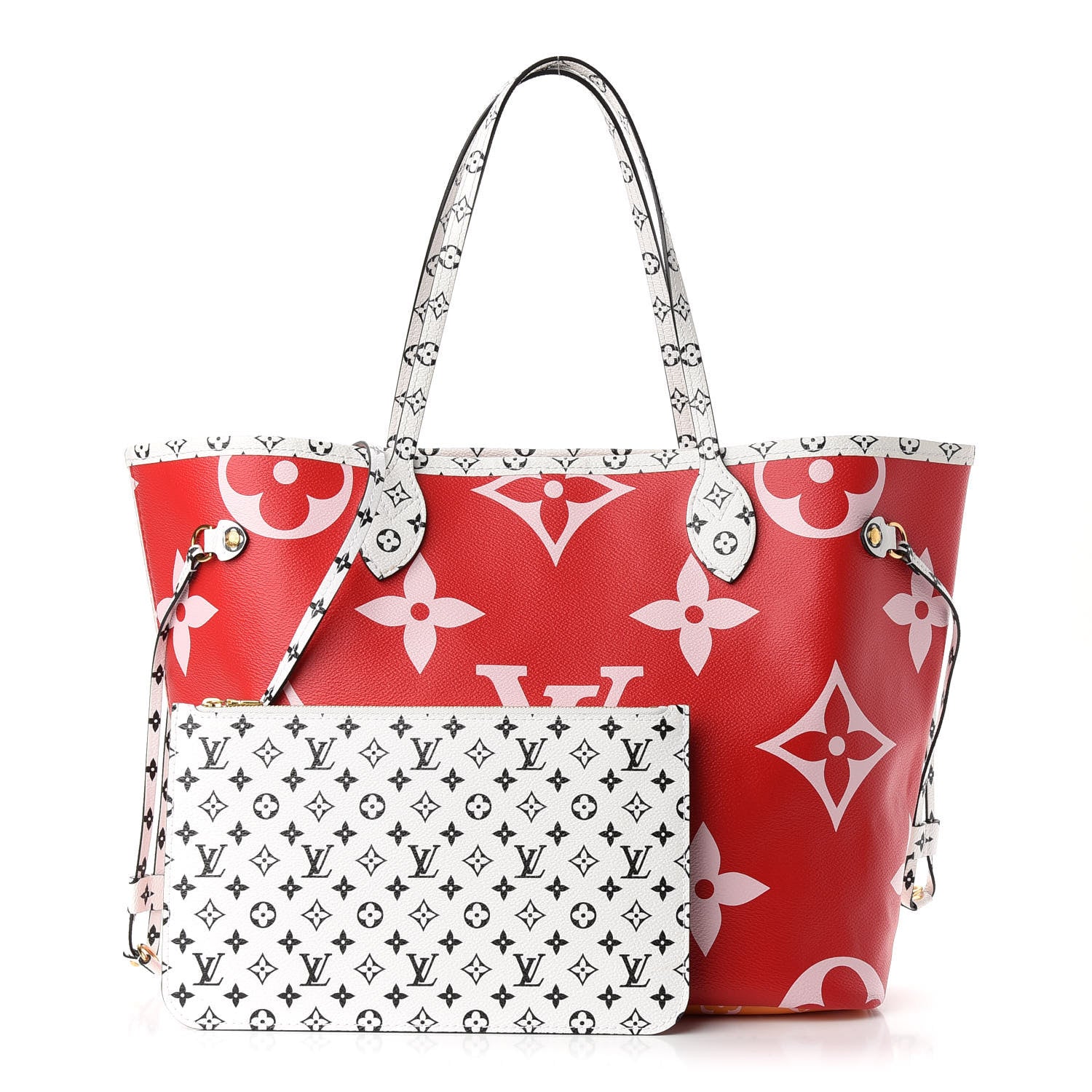 Louis Vuitton Monogram Giant Neverfull MM Rouge 1 of 13