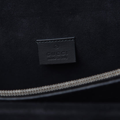 Gucci GG Supreme Monogram Crystal Small Dionysus Shoulder Bag Black 6 of 12