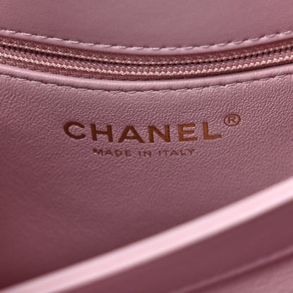 Chanel Lambskin Quilted Small Trendy CC Flap Dual Handle Bag Light Pink 6 of 9