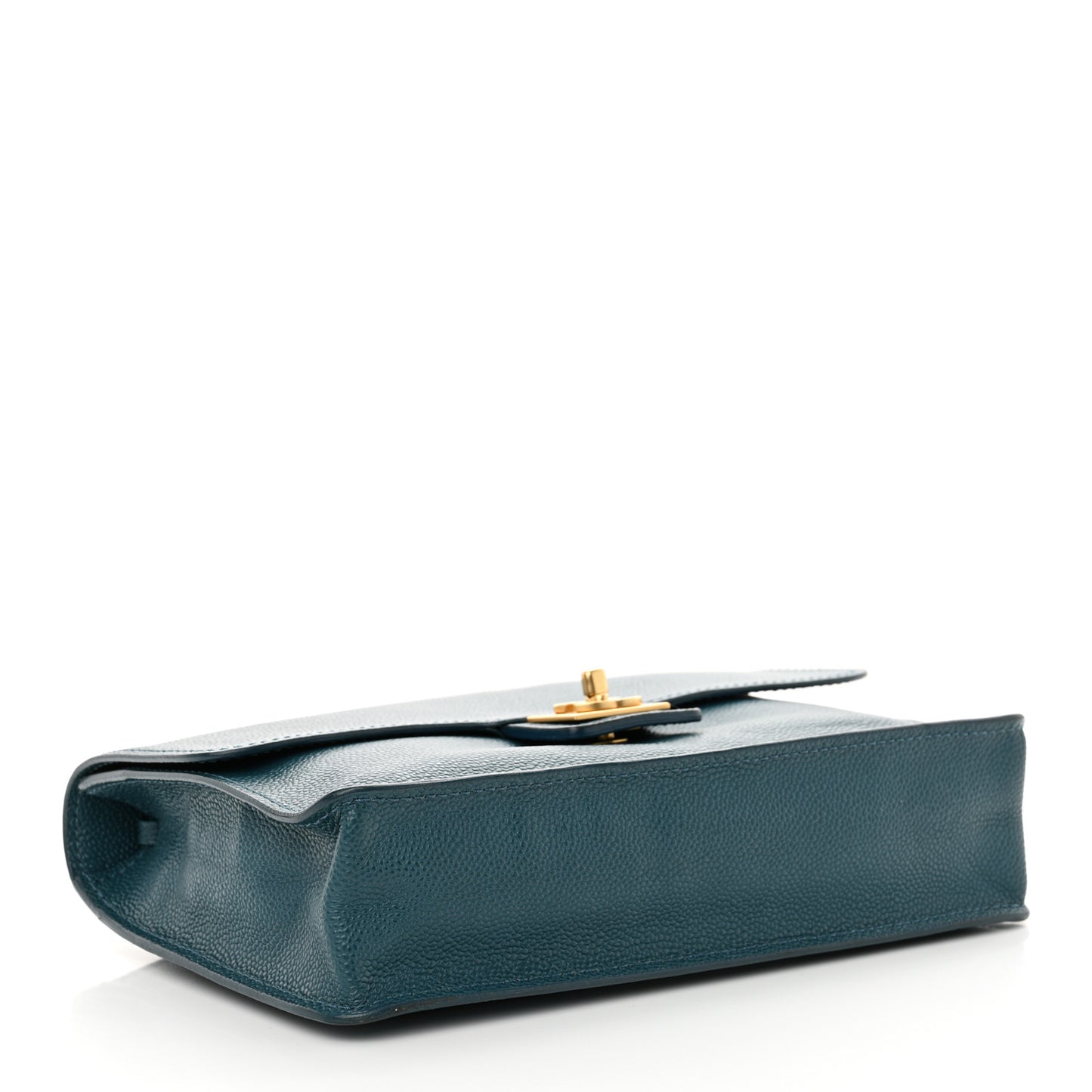 Caviar Medium Flap Blue