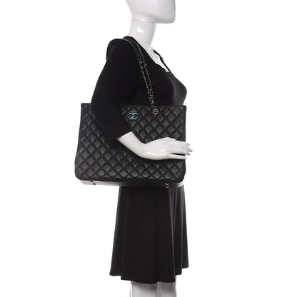 Chanel Caviar Quilted Large Shopping Tote Black 2 of 11