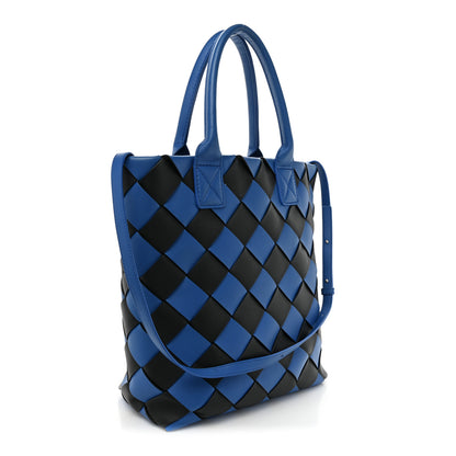 Bottega Veneta Nappa Maxi Cabat 30 Signal Blue Black 4 of 23