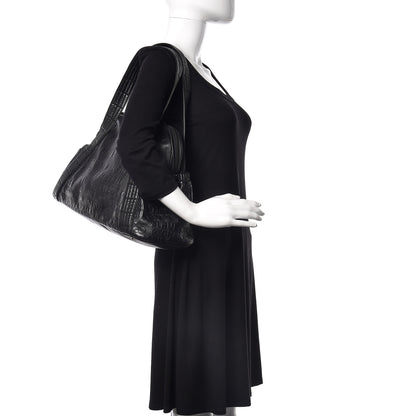 Chanel Calfskin Embossed Unlimited Large Tote Black 2 of 13