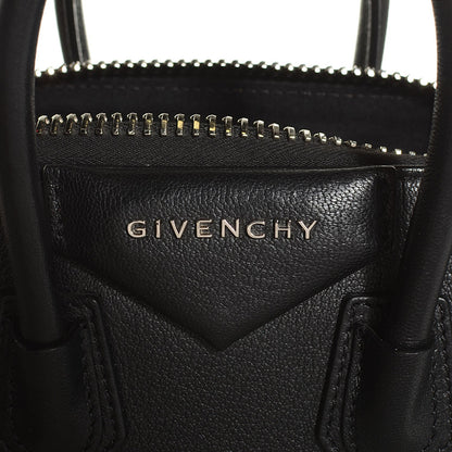Givenchy Sugar Goatskin Mini Antigona Black 9 of 9