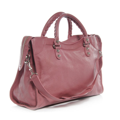 Balenciaga Chevre Giant 12 Silver Hardware City Rose Bruyere 3 of 7
