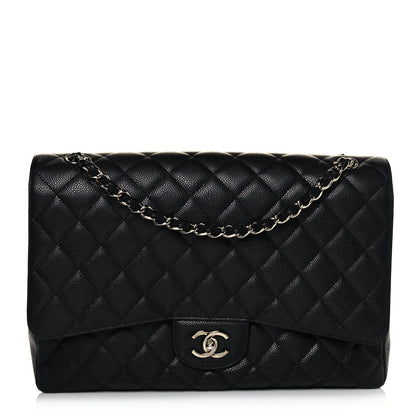 Chanel Caviar Quilted Maxi Single Flap Black 1 of 9