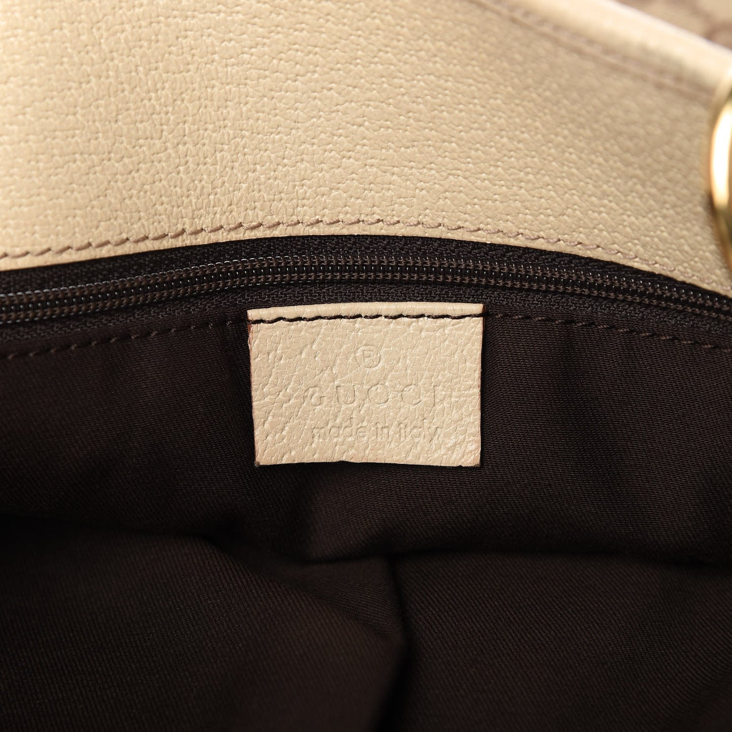 Monogram Large Eclipse Tote Beige White