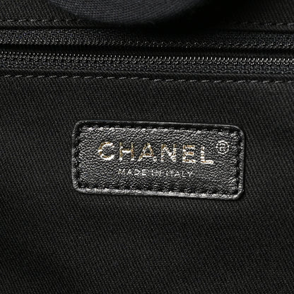 Chanel Woven Straw Raffia Large Deauville Tote  Black 6 of 10