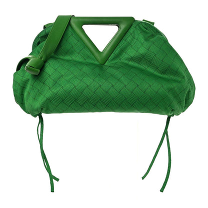 Bottega Veneta Fabric Intrecciato Medium The Point Triangle Bag Parakeet 1 of 10