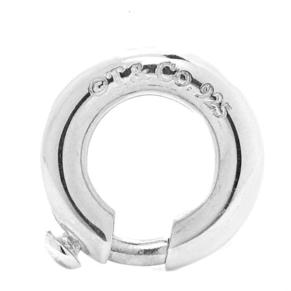 Tiffany Sterling Silver Filigree Heart Key Charm 4 of 5
