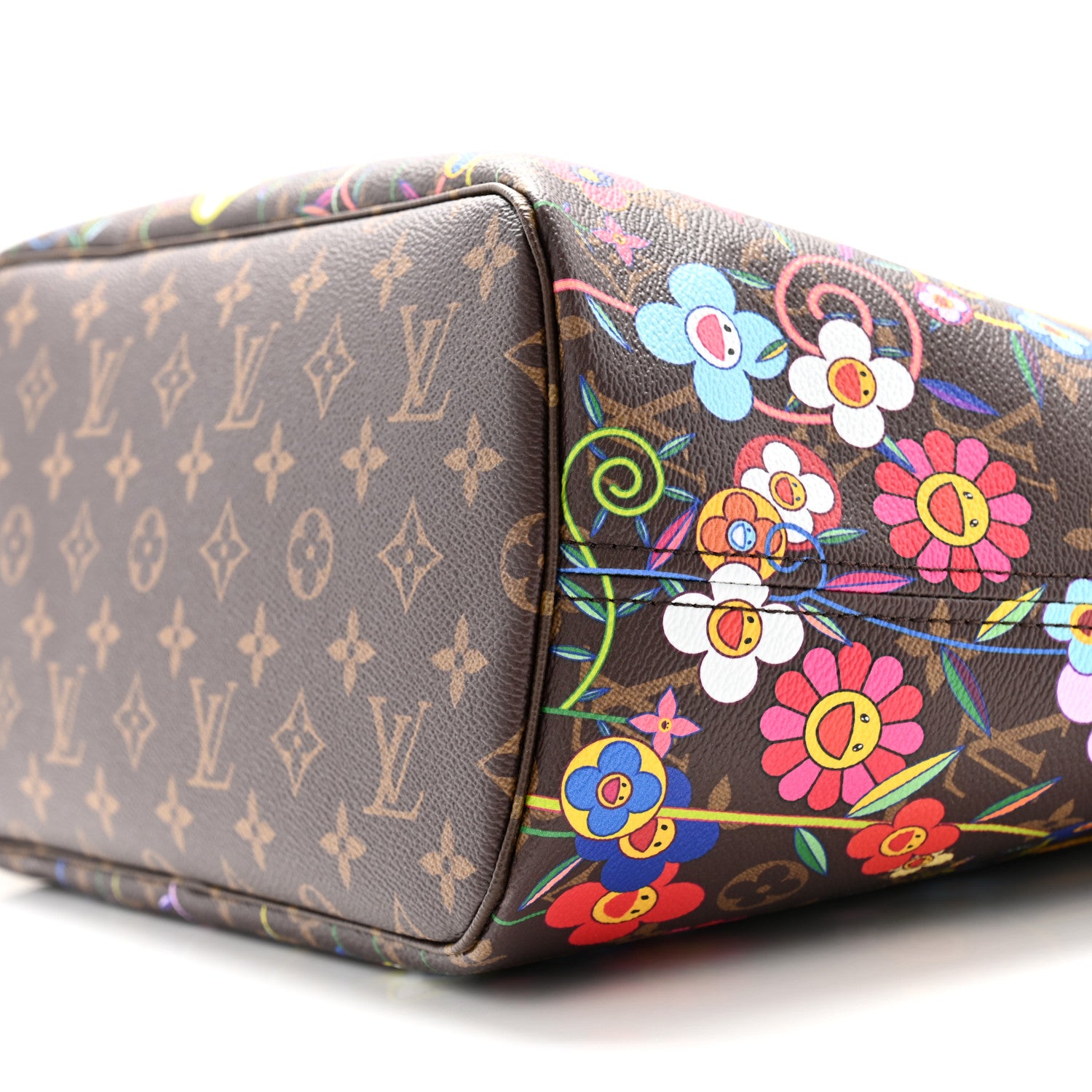 Louis Vuitton LV X TM Monogram Flowers Neverfull MM 10 of 10